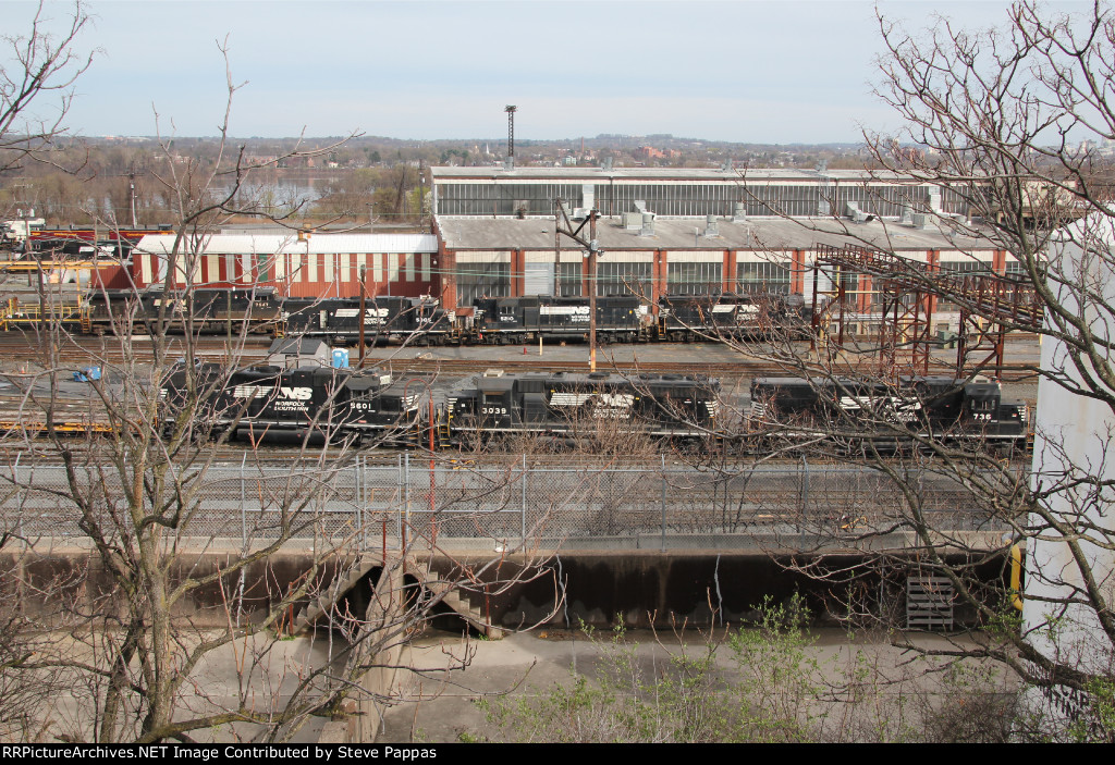 Overlooking Enola diesel shop